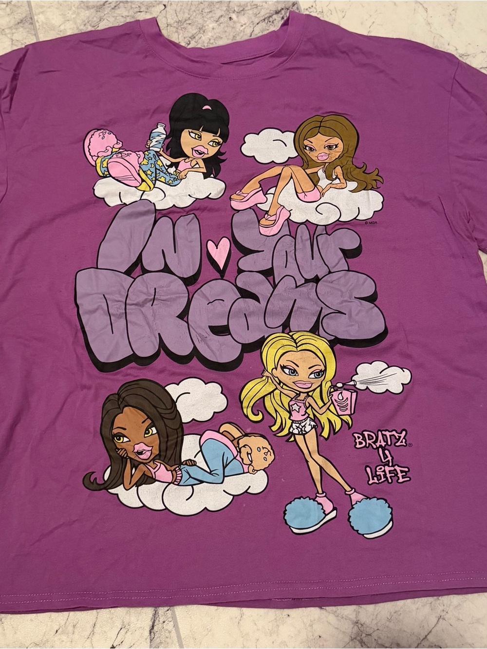 Bratz 'In Your Dreams' Graphic Tee - Purple